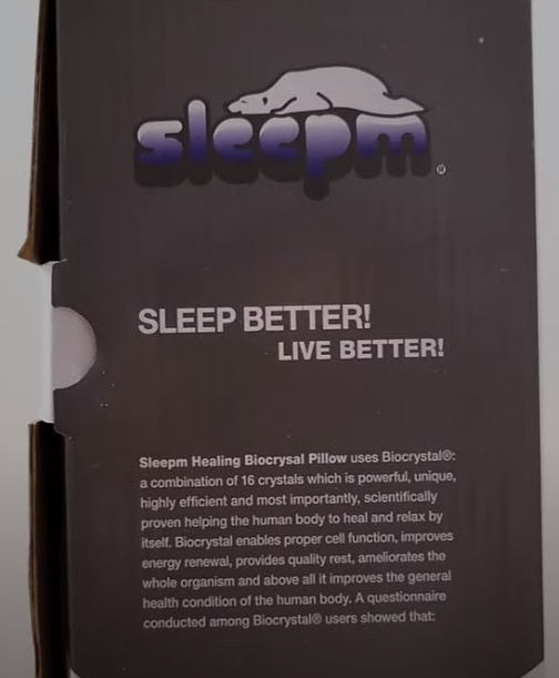 Sleepm Biohealing Biocrystal Pillows