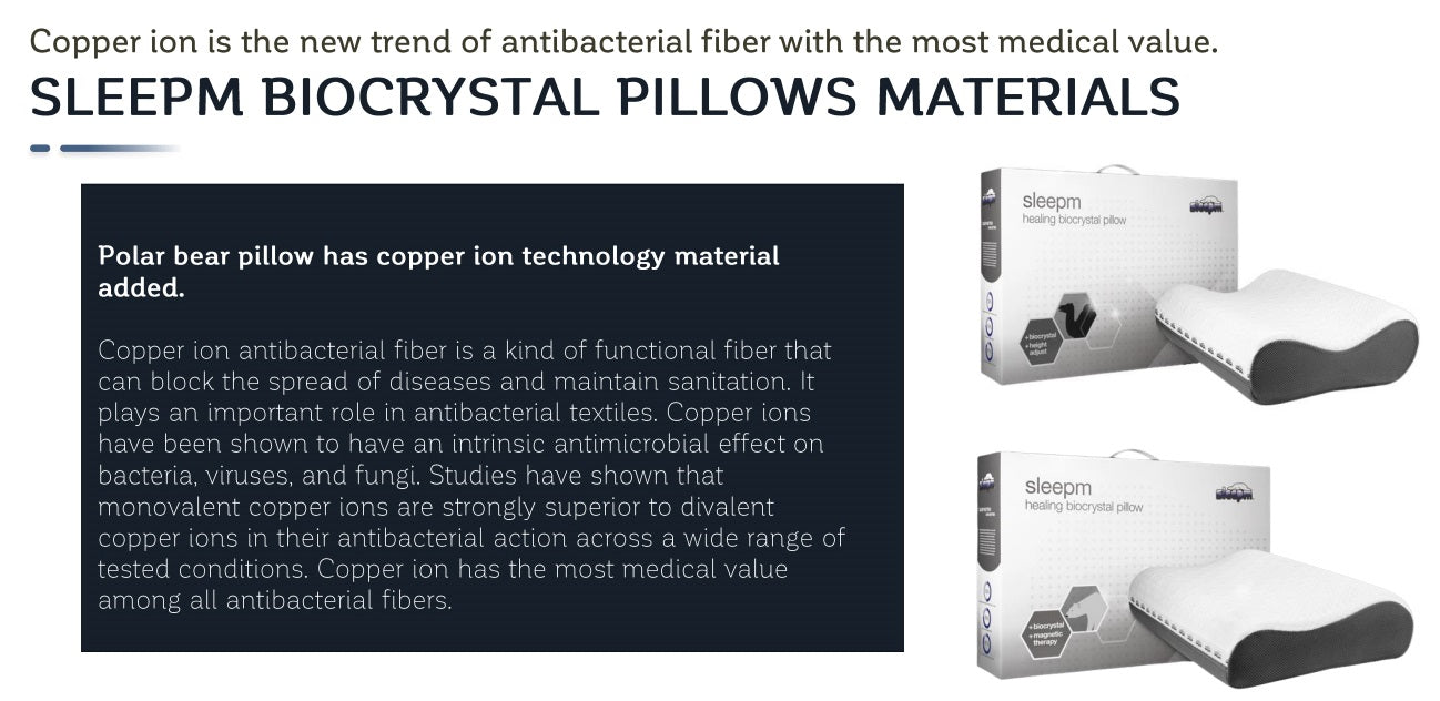 Sleepm Biohealing Biocrystal Pillows