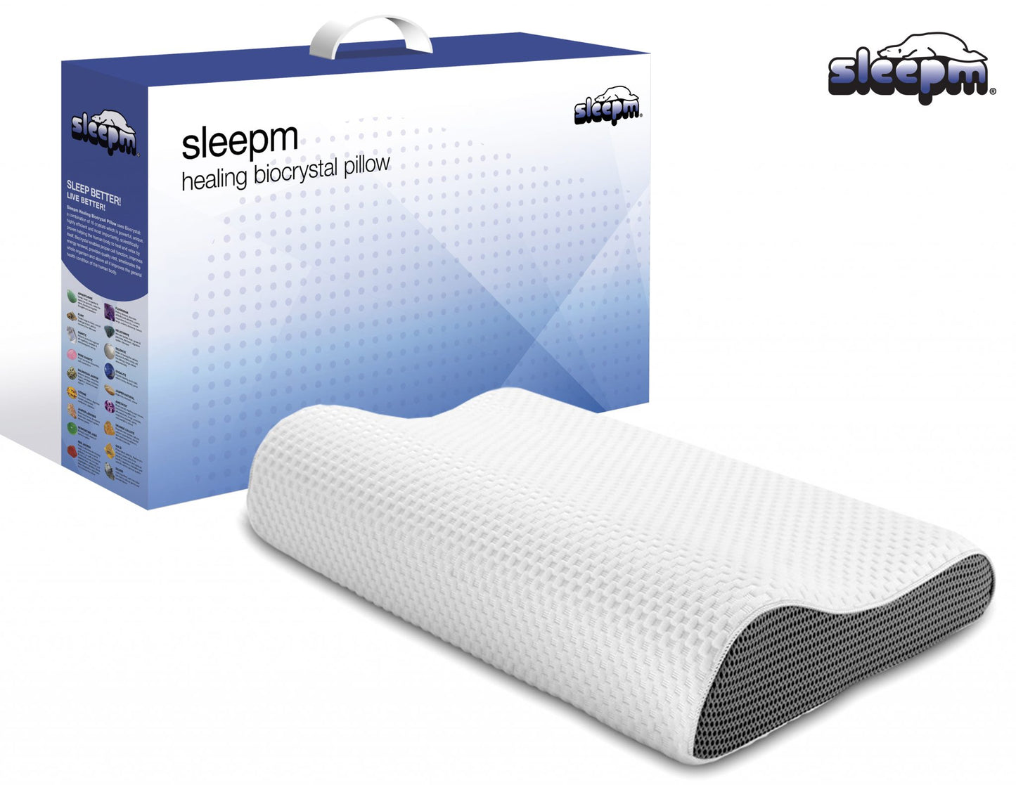 Sleepm Biohealing Biocrystal Pillows